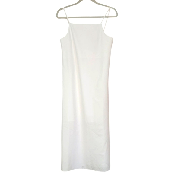On Line Dresses & Skirts - On Line White Spaghetti Strap Dress Size S